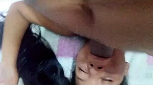 this amateur latina couple gets beautiful and intimate in their homemade blowjob session