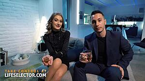 pov office sex with hot coworkers and busty bitch boss, like totally wild