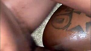 In the video, this amateur takes cock from ass to face in intense anal action with spitting and sloppy pov moves.