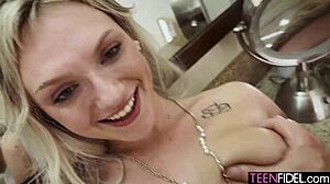 she's thrilled to spread legs wide so madison can fill her tight wet pussy - gracie gates