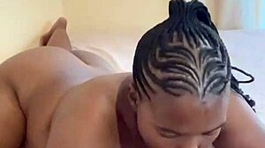 hot ebony solo with wet pussy fingering huge dildo in big ass close-up homemade masturbation