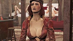 Fallout 4 Piper Intense Lesbian Strapon Sex Action