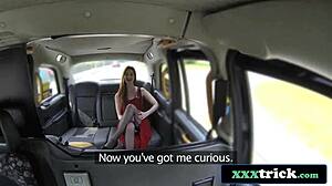 Horny Olive Skin Redhead Zara Durose Vetting Cabbies Cock in Hardcore Anal Fucking Blowjob Outdoor