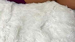 stepmom flashing wet pussy between legs in homemade solo