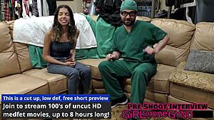 Hey, check out the doctors new scrubs with aria nicole and doctor raven rogue in this backstage tickling session 😏.