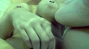 sexy nadia in bath with rubber duckies, oh man i love it