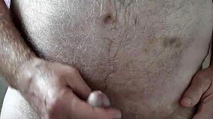Rustyas1 - Happy Hairy Big Belly Me Masturbating Of Course!