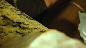 I love how bbw julie jiggles her big tits during blowjob and cum swallow on hidden cam