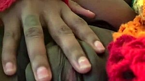 Homemade amateur wap ebony cums easy squirt solo then dildo with big ass and clit