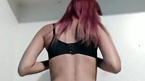 skinny long-legged peruvian girl teases with sexy moves