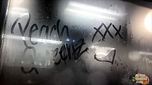 Peach Queenz joins Black Jesus for fat BBW threesome action.