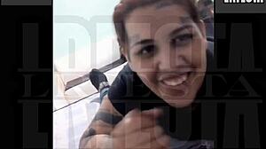 You just moved in and already sucking my whole cock like that, wild Argentinian couple partying hard?