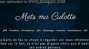 I follow french femdom joi for sissification and humiliation