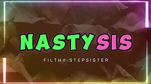 Chubby stepsis flashing her assets makes me feel so turned on and excited in this real sex moment.