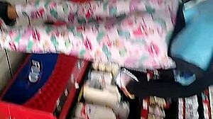 Look at that big ass Mexican culona in the store.