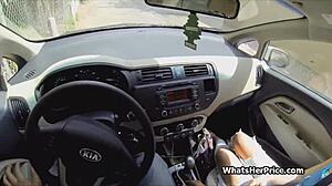 Teen amateur blonde with short hair gets picked up on the street for hardcore doggystyle fucking outdoors in homemade video for cash.