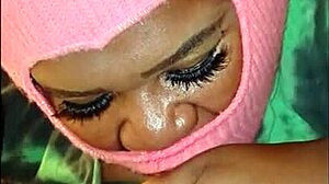 Brunette Amateur Babe Sucks Big Cock With Deepthroat Gagging And Choking For Cum Bubbles In Close-Up POV