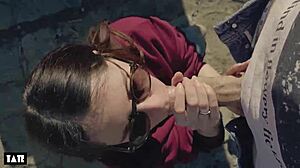 Amateur Whore Craves Outdoor Deepthroat Action With Stranger In Nature Setting