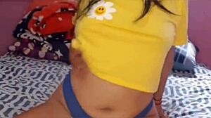 Oh wow, dancing to my fave music while touching my pink vagina! 🎶💃