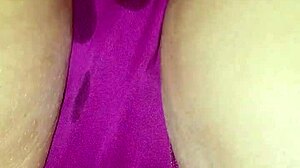 casual massage session turns into panties spreading with detailed lips exposure in relaxed vibe