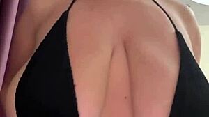 big natural breasts shaking through clothes with visible nipples