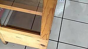 Look at that big ass Mexican culona in the store.