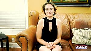 brunette hottie nikki p sucks cock and gets wet pussy ass fucked