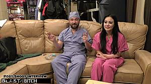 Doctor Tampa Blasts Huge Cum Load In Blaire Celeste's Mouth