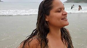 An�o mais famoso da televis�o de lua de mel na praia zezinho teves e paty bumbum no brasil 😍