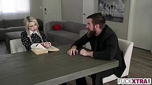 Intense Emotions Surge as Shy Tiny Goth Girl Experiences Deepthroat and Kissing in Sex Ed