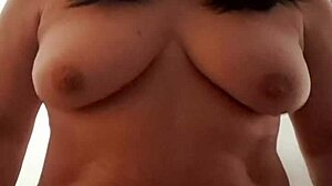 Hot wife fucks pillow