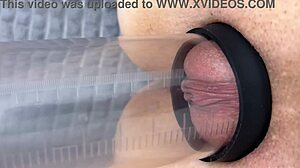 hey come see how i pump my tight pussy with vacuum toy and finger fuck it close-up for crazy orgasm