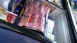 Look at that big ass Mexican culona in the store.