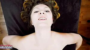 brunette hottie nikki p sucks cock and gets wet pussy ass fucked