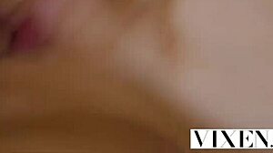 Vixen Mia Melano Blonde Deepthroat And Pussy Lick In Wild Sex