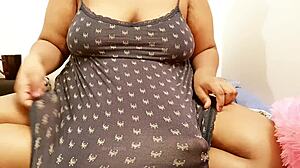 This narrative follows an Indian sexy bhabhi showcasing her big tits in a sensual display.