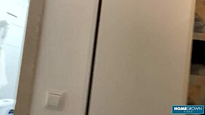 Irresistible Asian babe Soffie Ana gets soaked in cum during rough shower fantasy!