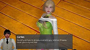 Blonde with Big Tits Plays Headmasters Fantasy Master Role