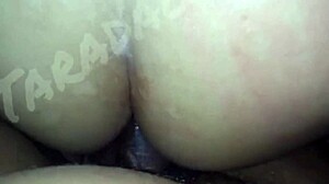 filling the whore's ass with milk after intense bbw session