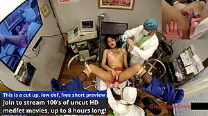 brunette channy crossfire contrasts squirting orgasm in nurse latex