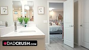 Dadcrush - pretty big titted teen 18+ blondie loves pranking her stepfather 😏