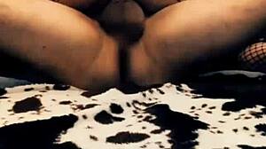 FUCKING My Friend's Wet Pussy Sister in Lingerie and Stockings!