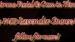 oh goddes, i got this extreme facefuck with massive facial throatpie... showing my sexy feet too, ugh