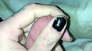 Bold Attempt At Handling Massive Hairy Cock Cumshot Solo