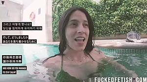 Intense Submission Session With Couple Helen Star Using Oral Sex And Vibrator Underwater