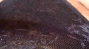 Gretala shows off her pregnant belly in that transparent thong, so sensual and exhibitionist! 😏🤰