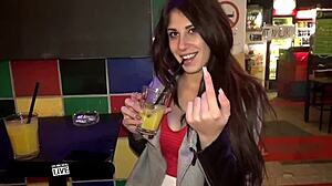 Horny stepdaughter ayda swinger rides dean van dammes cock in wild car encounter