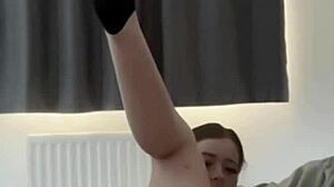 Horny British Girl Solo Toy Play With Squirting Orgasm In Webcam Pov As College Coed Masturbates!