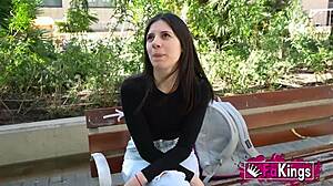 Mia Gallardos Anal Casting Breaks Butthole in Bent Over Doggystyle