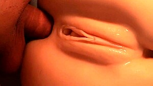 Whoa, this nice pussy is so tempting - I absolutely love how it feels with double penetration toys in this fetish fuck doll fantasy! 😍🍆